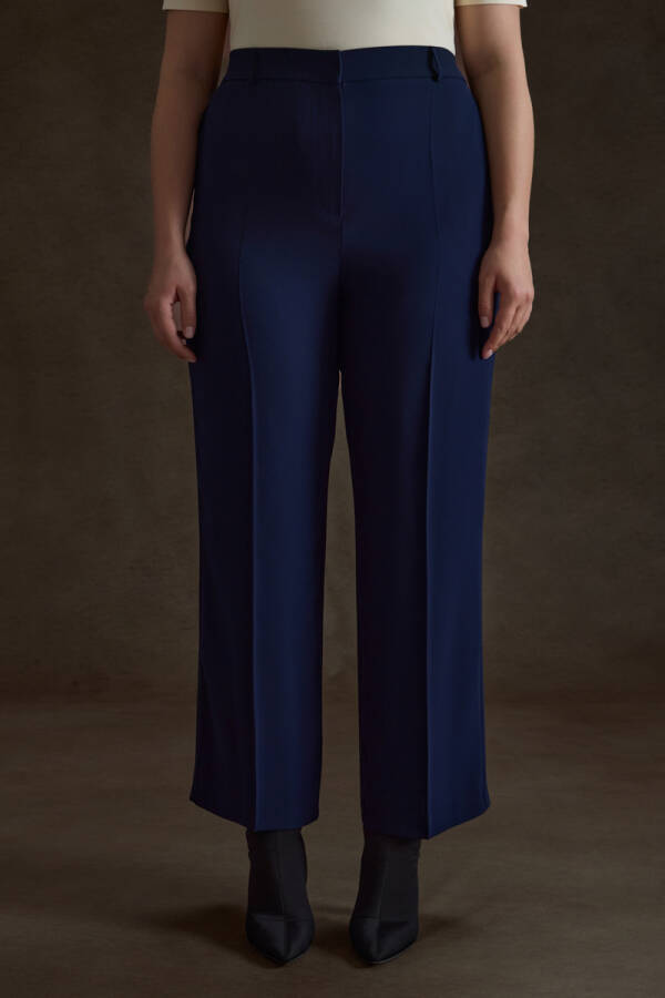 Lacivert Dokuma Pantolon - Aker (1)