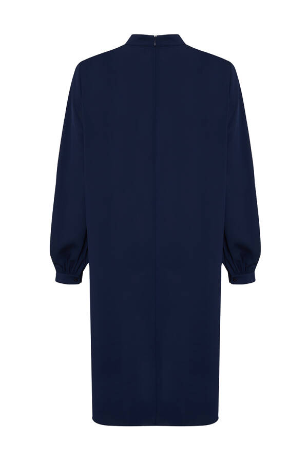 Lacivert Hakim Yaka Tunik - 3