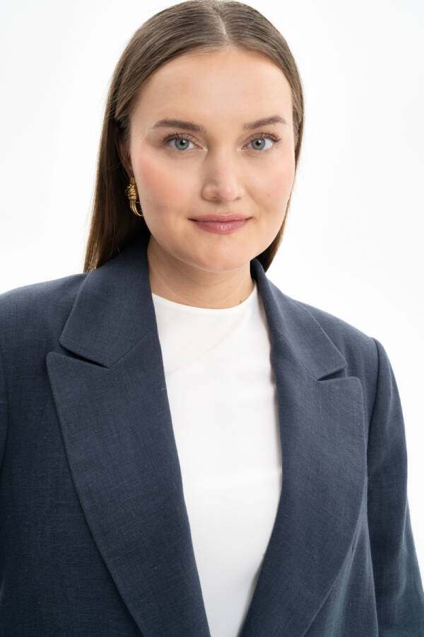 Lacivert Klasik Keten Ceket - Aker (1)