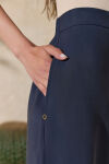 Lacivert Klasik Pantolon Etek - 5