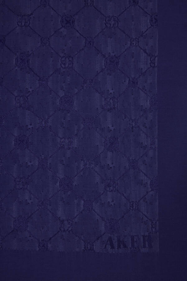 Lacivert Koza Eşarp - 3