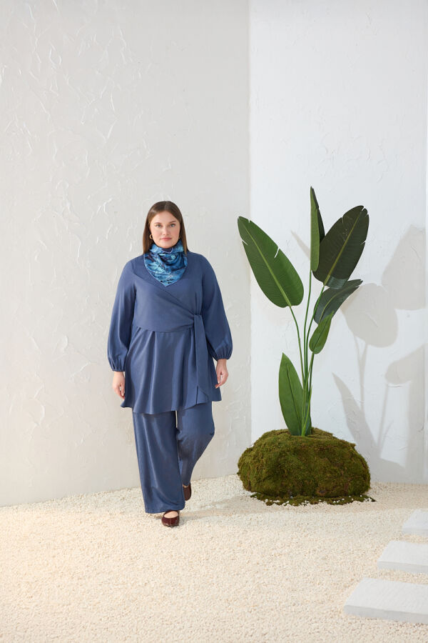 Lacivert Minik Jakarlı Takım - 1