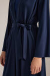 Lacivert Modal Kimono - 5