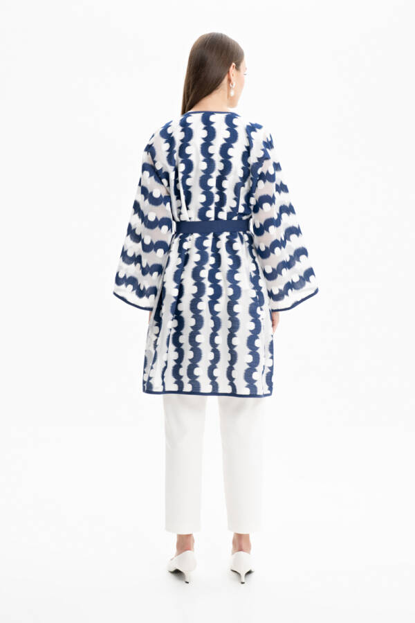 Lacivert Organze Kap - 4