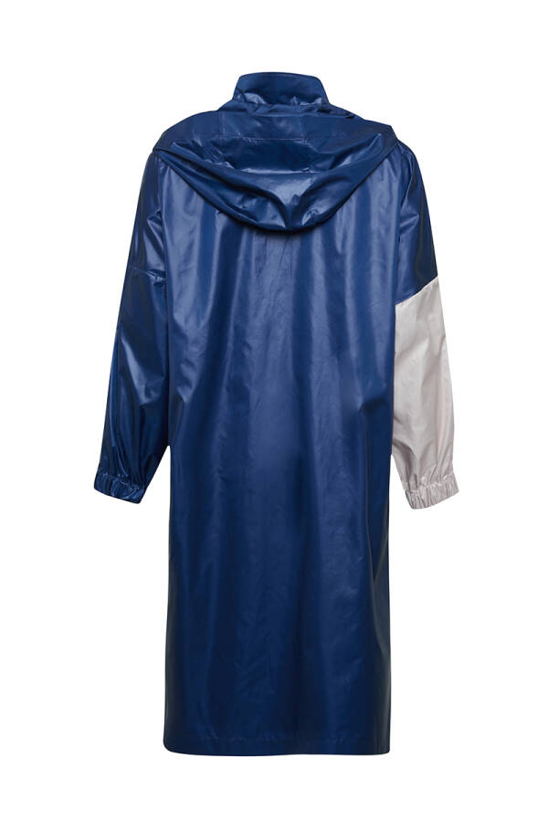 Lacivert Renk Bloklu Yağmurluk - 3