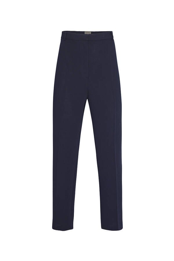 Lacivert Yandan Cepli Pantolon - 1