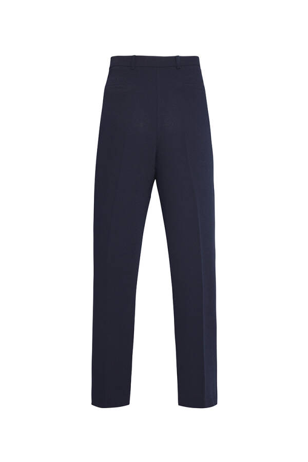 Lacivert Yandan Cepli Pantolon - 3