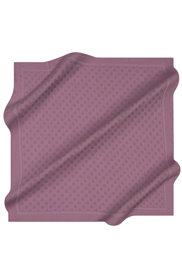 Lila 100X100 Kare Jakar Eşarp - Aker