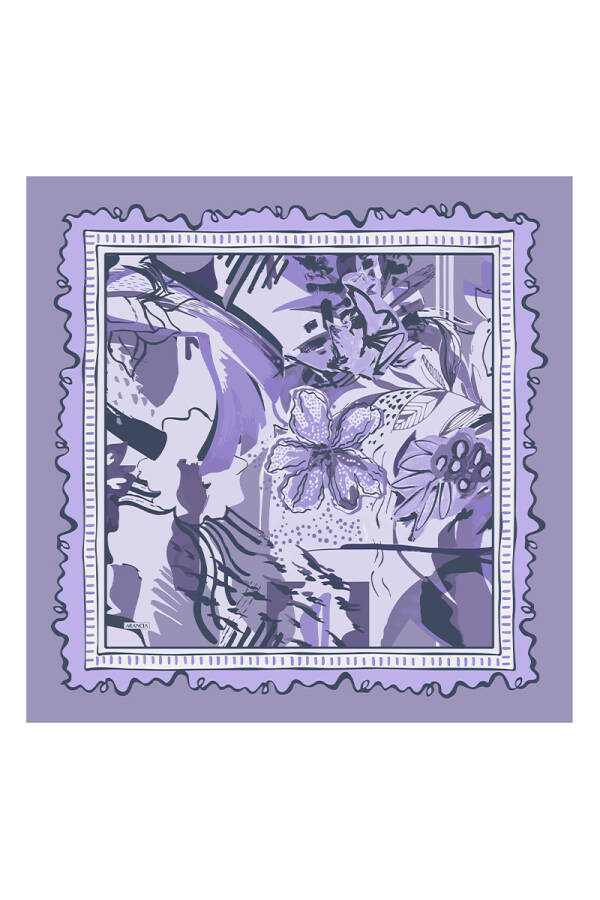 Lila 90X90 Pure Touch Eşarp - 1