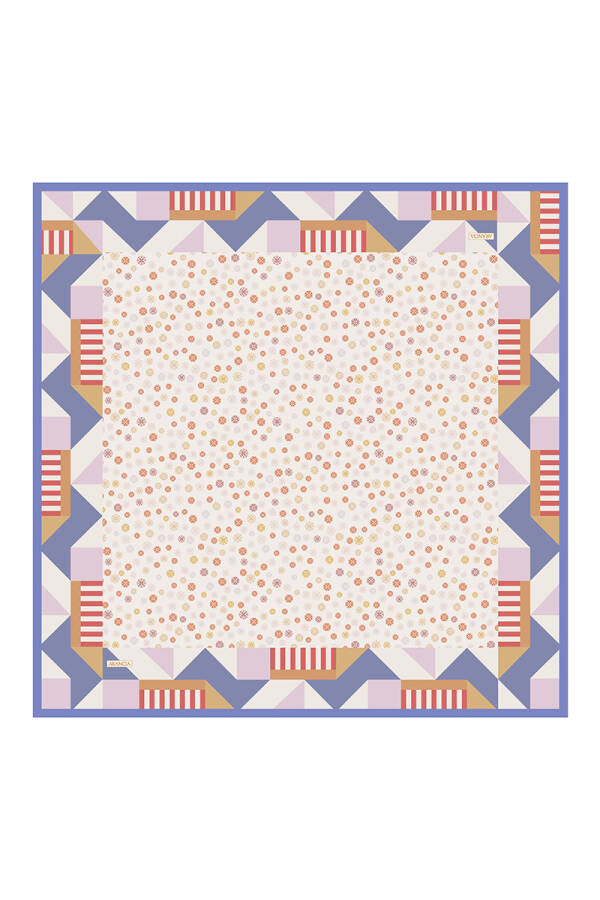 Lila 90X90 Pure Touch Eşarp - Arancia
