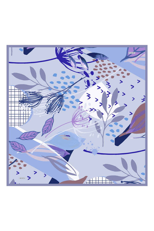 Lila 90X90 Pure Touch Eşarp - 1