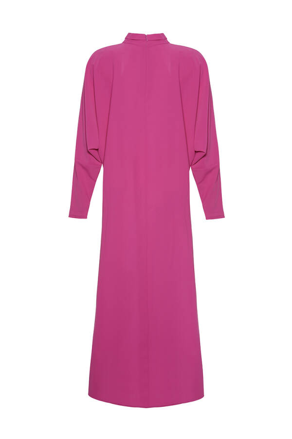 Lila REGLAN KOLLU ELBİSE - 3