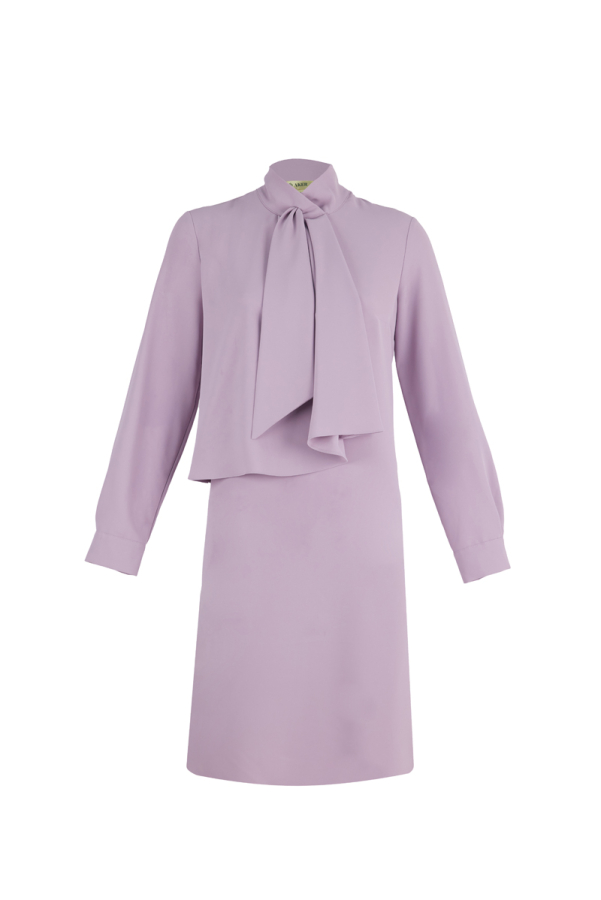Lila Volanlı Tunik - 1