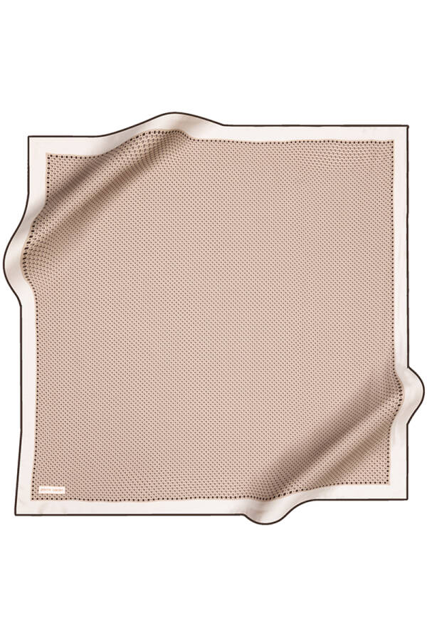 Logo Desenli 90X90 Pierre Cardin İpek Tivil Eşarp - 1