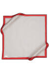 Logo Desenli 90X90 İpek Twill Eşarp 