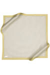 Logo Desenli 90X90 İpek Twill Eşarp 
