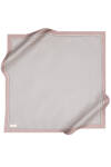 Logo Desenli 90X90 İpek Twill Eşarp 