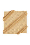 Logo Desenli 90X90 İpek Krep Saten Eşarp - 1