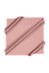 Pembe Logo Desenli İpek Krep Saten Eşarp 