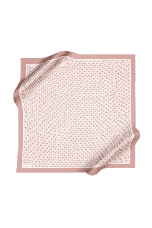 Logo Desenli Pierre Cardin Krep Saten Eşarp - 2