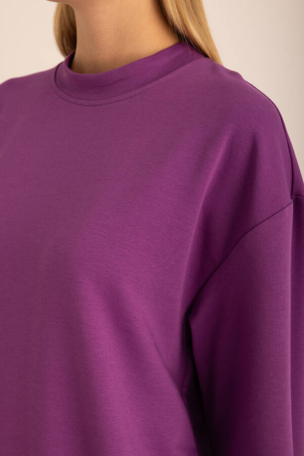 Logo Detaylı Rahat Kalıp Sweatshirt - 3