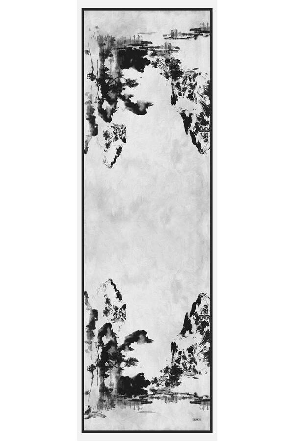 Gri 70X200 Floş Şal - 1