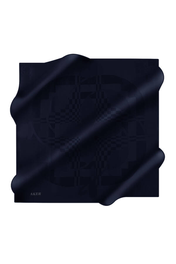 Geometrik Desenli 90X90 İpek Jakar - 1