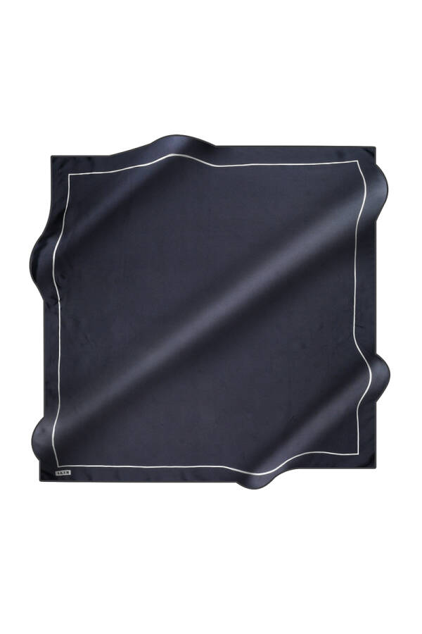 Düz Renk 90X90 İpek Jakar - 1
