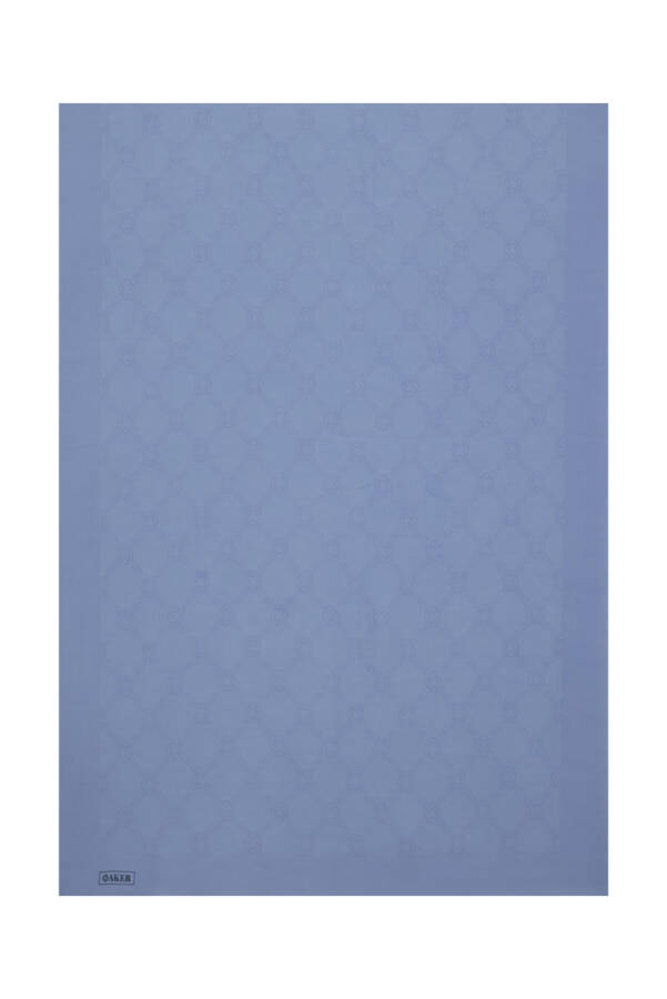 Mavi Pamuk İpek Şal - Aker