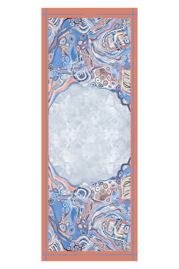 Mavi 70X200 Modal Şal - 1