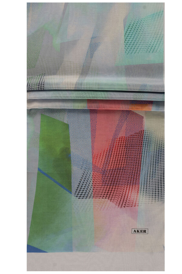 Mavi 75X200 İpek Koton Şal - 1