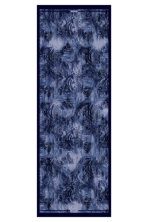 Mavi 75X200 Viskon Şal - 1