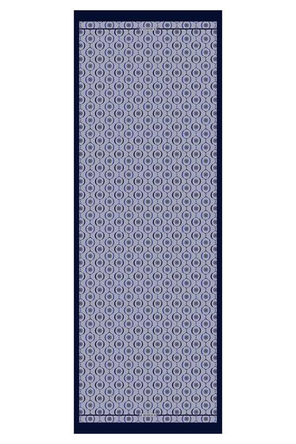 Mavi 75X200 Viskon Şal - ARANCIA