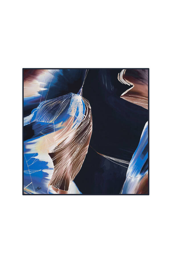 Fırça Desenli 90X90 Aker Polyester Tivil - 1