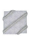 Geometrik Desenli 90X90 İpek Krep Saten - 1