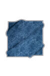 İndigo 90X90 İpek Twill Eşarp 