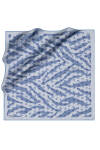 Mavi 90X90 İpek Twill Eşarp 