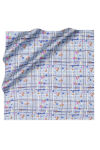 Mavi 90X90 İpek Twill Eşarp 