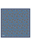 Mavi 90X90 İpek Twill Eşarp 