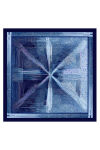Mavi 90X90 İpek Twill Eşarp 