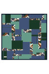 Mavi 90X90 İpek Twill Eşarp 