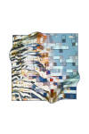 Renkli 90X90 Pierre Cardin Tivil Eşarp 