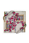 Çiçek Desenli 90X90 Pierre Cardin Tivil Eşarp 