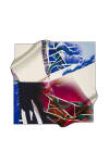 Geometrik Desenli 90X90 Pierre Cardin Tivil Eşarp 