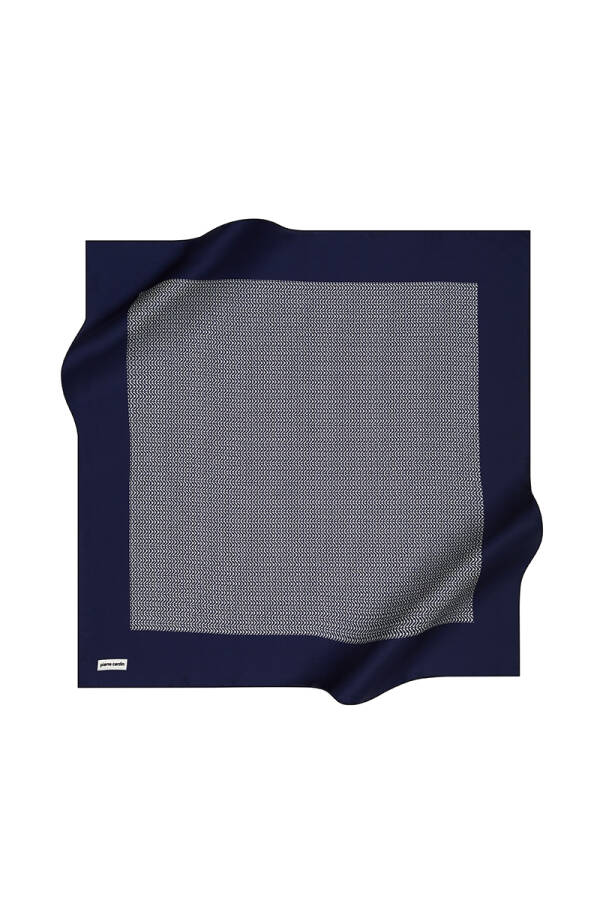 Geometrik Desenli 90X90 Pierre Cardin Tivil Eşarp - Pierre Cardin