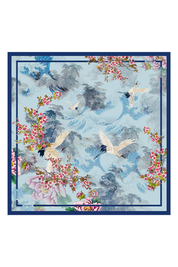 Mavi 90X90 Pure Touch Eşarp - 1