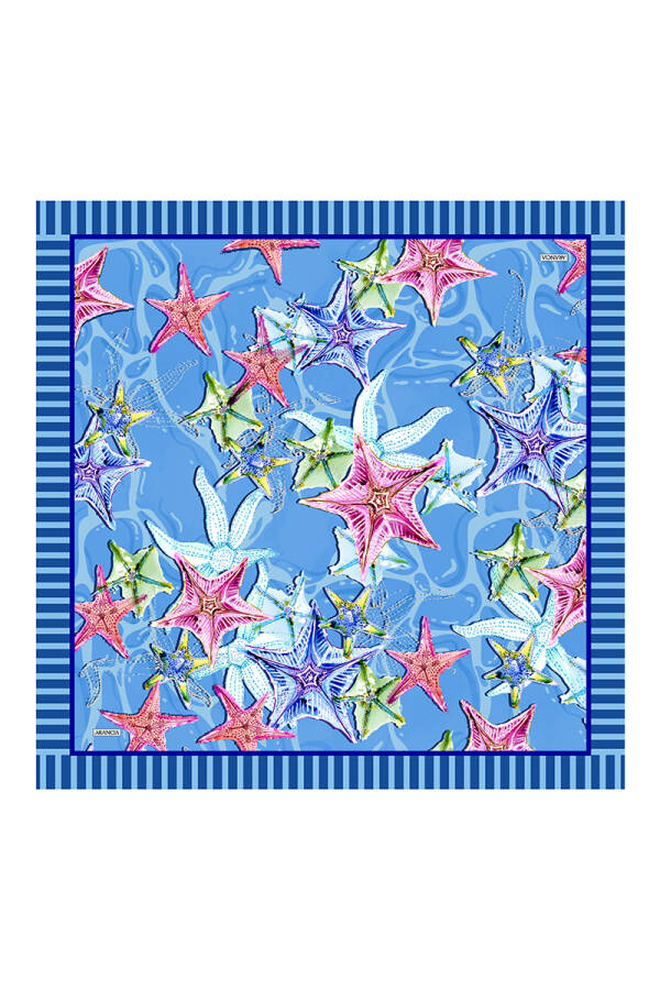 Mavi 90X90 Pure Touch Eşarp - 1