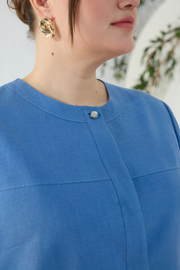 Mavi Bisiklet Yaka Kap - 6