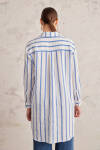 Mavi Çizgili Tunik - 7