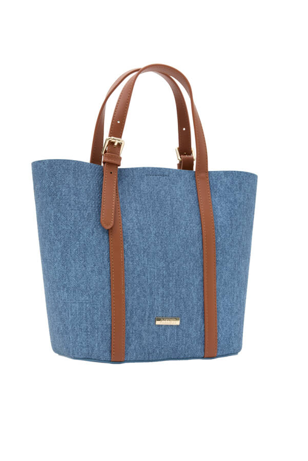 Mavi CNT20124 KOT GÖRÜNÜMLÜ KOL ÇANTA - 5